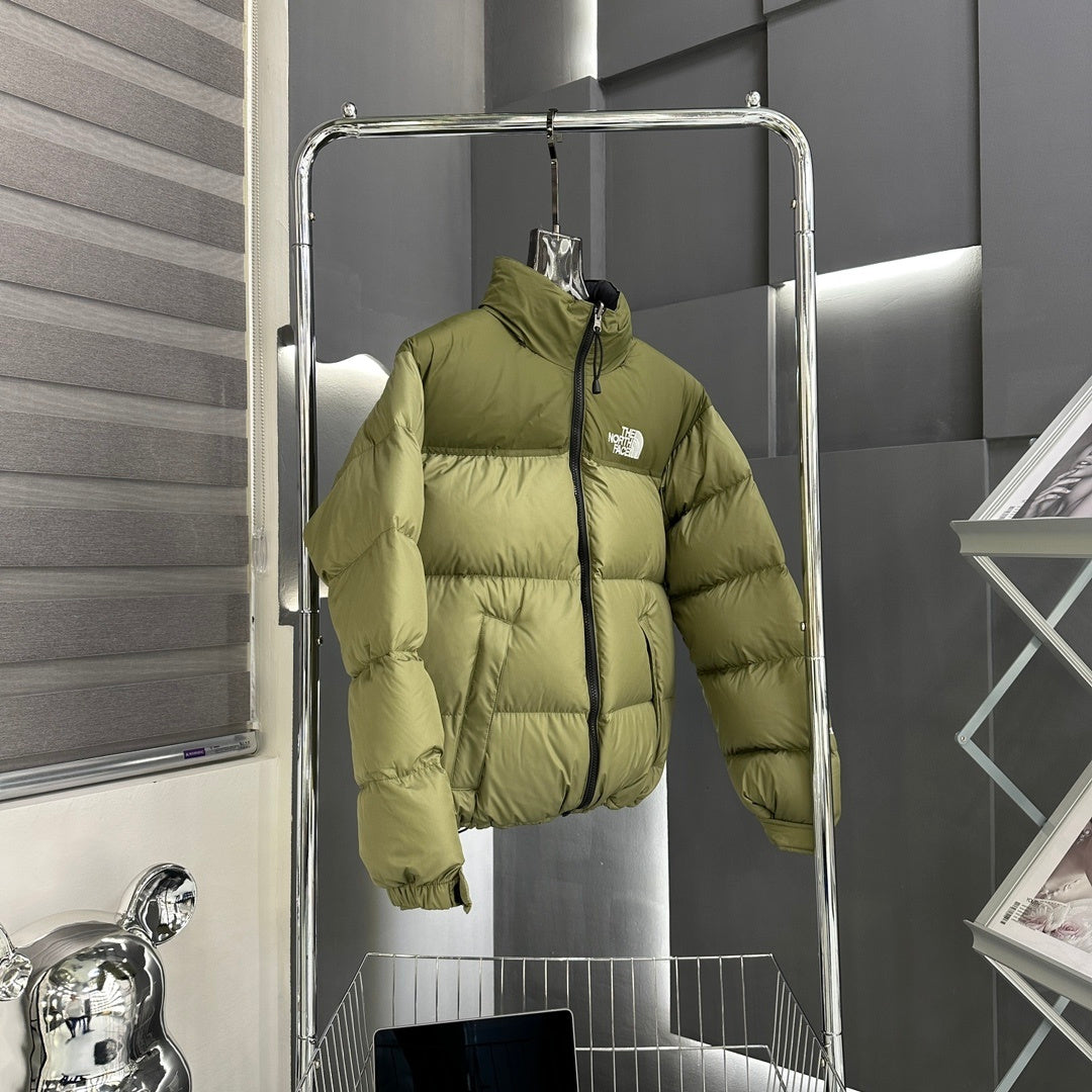 The North Face Olive Green 700-Fill Nuptse Down Puffer Jacket