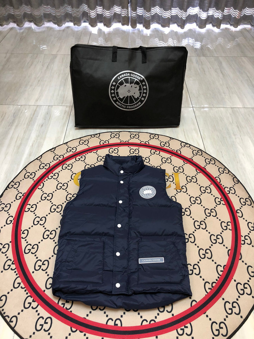 Canada Goose Navy Blue Down Vest