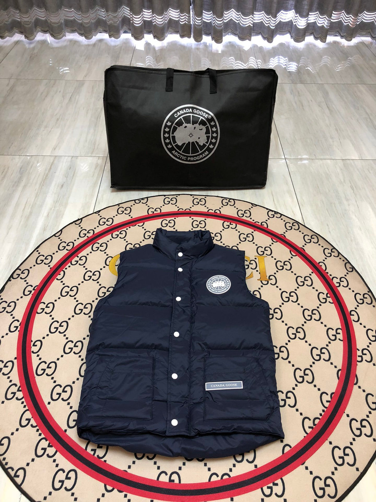 Canada Goose Navy Blue Down Vest