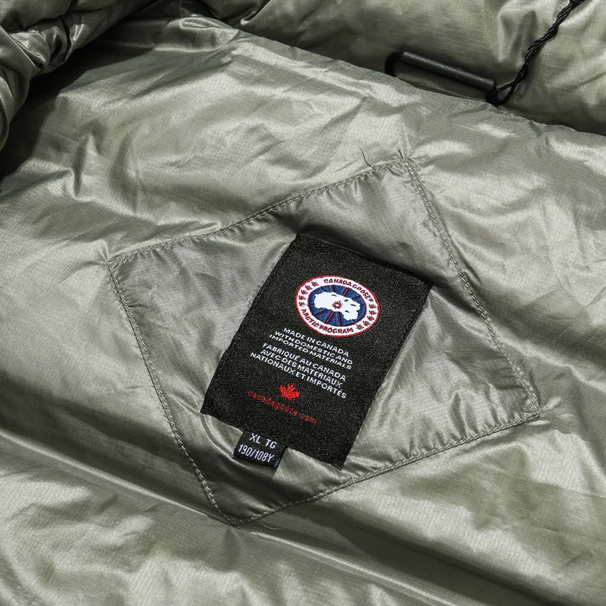 Canada Goose Military Green Down Jacket