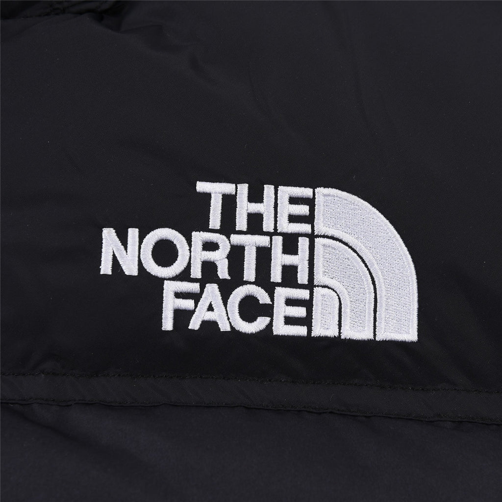 The North Face Black Cloud Print 1992 Nuptse 30th Anniversary Down Jacket – 700-Fill All-Over Cloud Graphic Nuptse Baffle Anniversary Badge TNF Outerwear