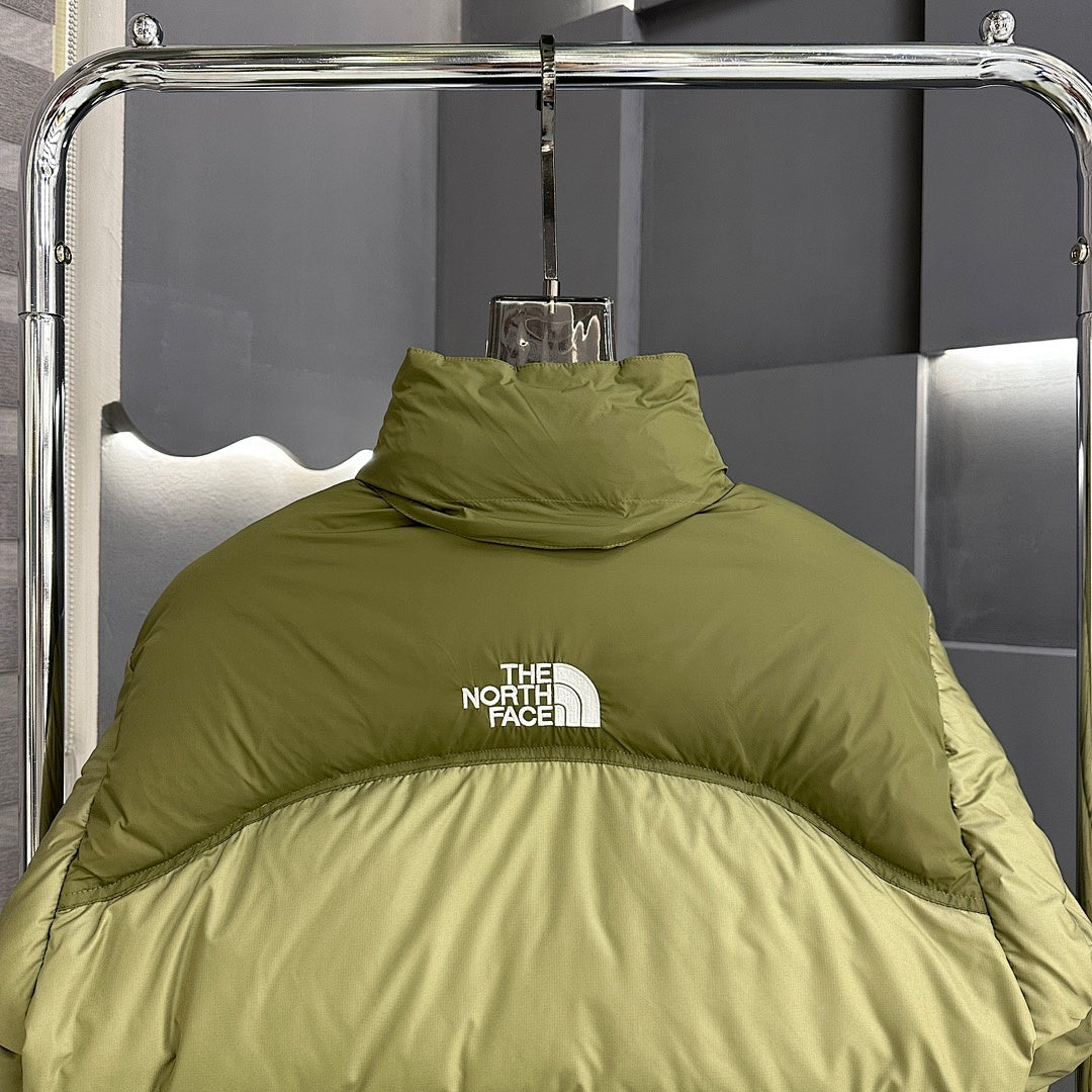 The North Face Olive Green 700-Fill Nuptse Down Puffer Jacket