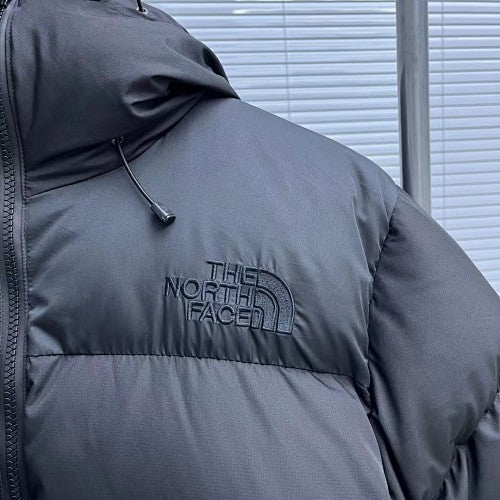 The North Face Purple Label Black GORE-TEX INFINIUM Nuptse Hooded Down Jacket – Nanamica Collab Tonal Logo Pink Hood Lining Baffle Quilting TNF Purple Label Outerwear