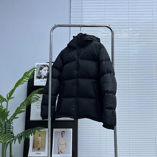 The North Face Purple Label Black GORE-TEX INFINIUM Nuptse Hooded Down Jacket – Nanamica Collab Tonal Logo Pink Hood Lining Baffle Quilting TNF Purple Label Outerwear