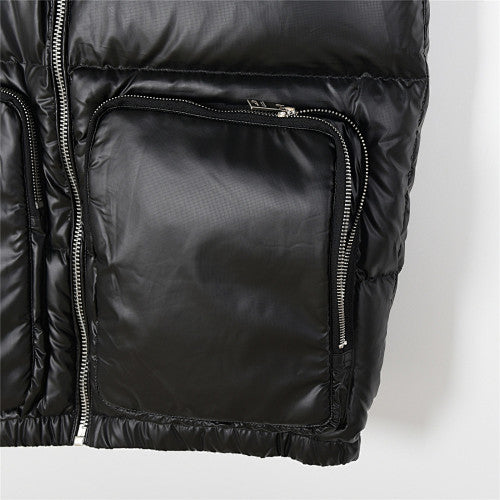 Prada Black Down Vest – Re-Nylon Insulated Sleeveless Jacket