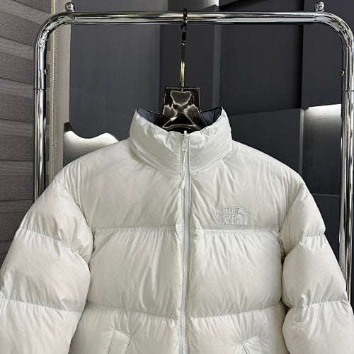 The North Face White 700-Fill Nuptse Oversized Down Puffer Jacket