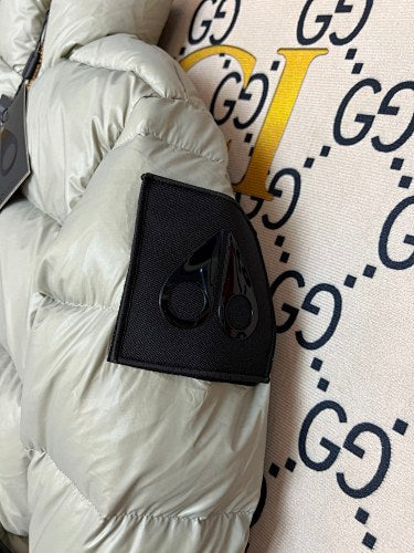 Moncler Silver Grey Lightweight Down Puffer Jacket