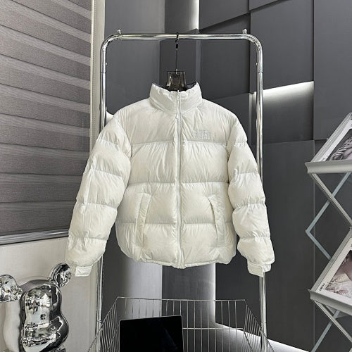 The North Face White 700-Fill Nuptse Oversized Down Puffer Jacket