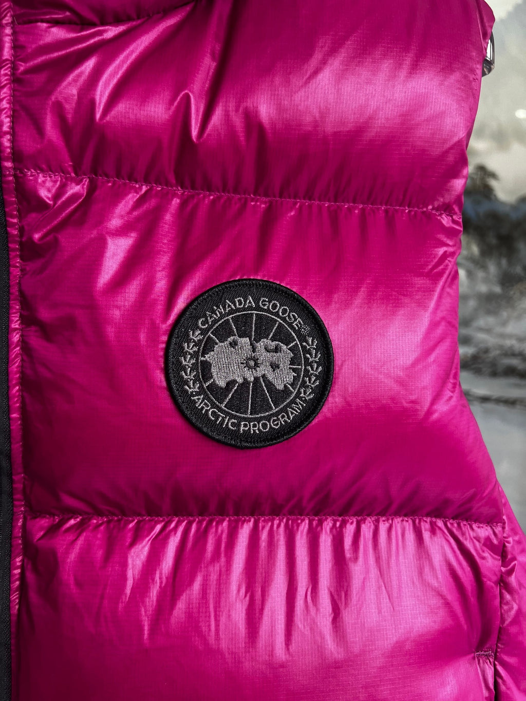 Canada Goose Fuchsia Down Vest – Arctic Program Insulated Sleeveless Jacket