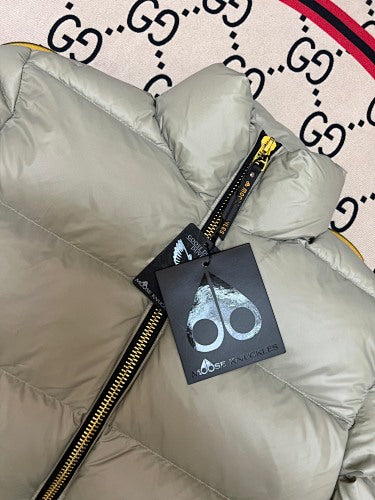 Moncler Silver Grey Lightweight Down Puffer Jacket