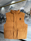 MLB Boston Red Sox Caramel Down Vest