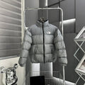 The North Face Light Grey 700-Fill Nuptse Oversized Down Puffer Jacket