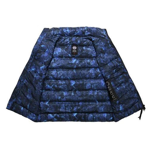 Canada Goose Navy Camo Print Down Jacket