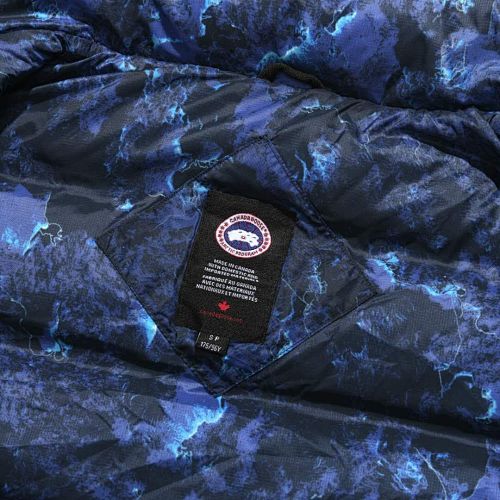 Canada Goose Navy Camo Print Down Jacket