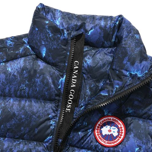 Canada Goose Navy Camo Print Down Jacket
