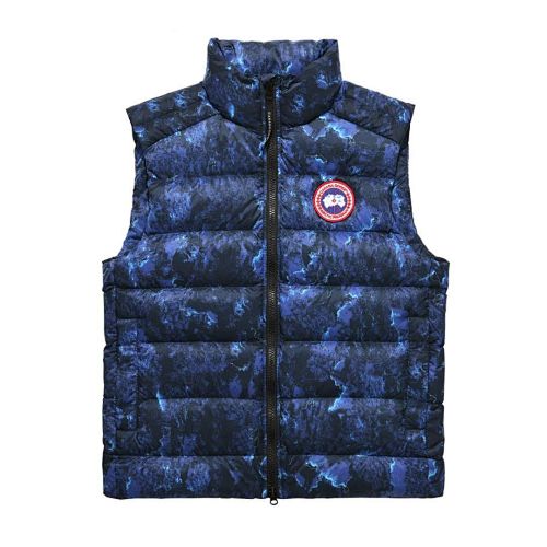 Canada Goose Navy Camo Print Down Jacket