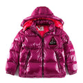 Moncler Fuchsia Hooded Down Puffer Jacket
