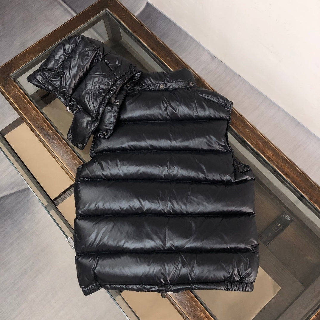 Moncler Black Down Vest