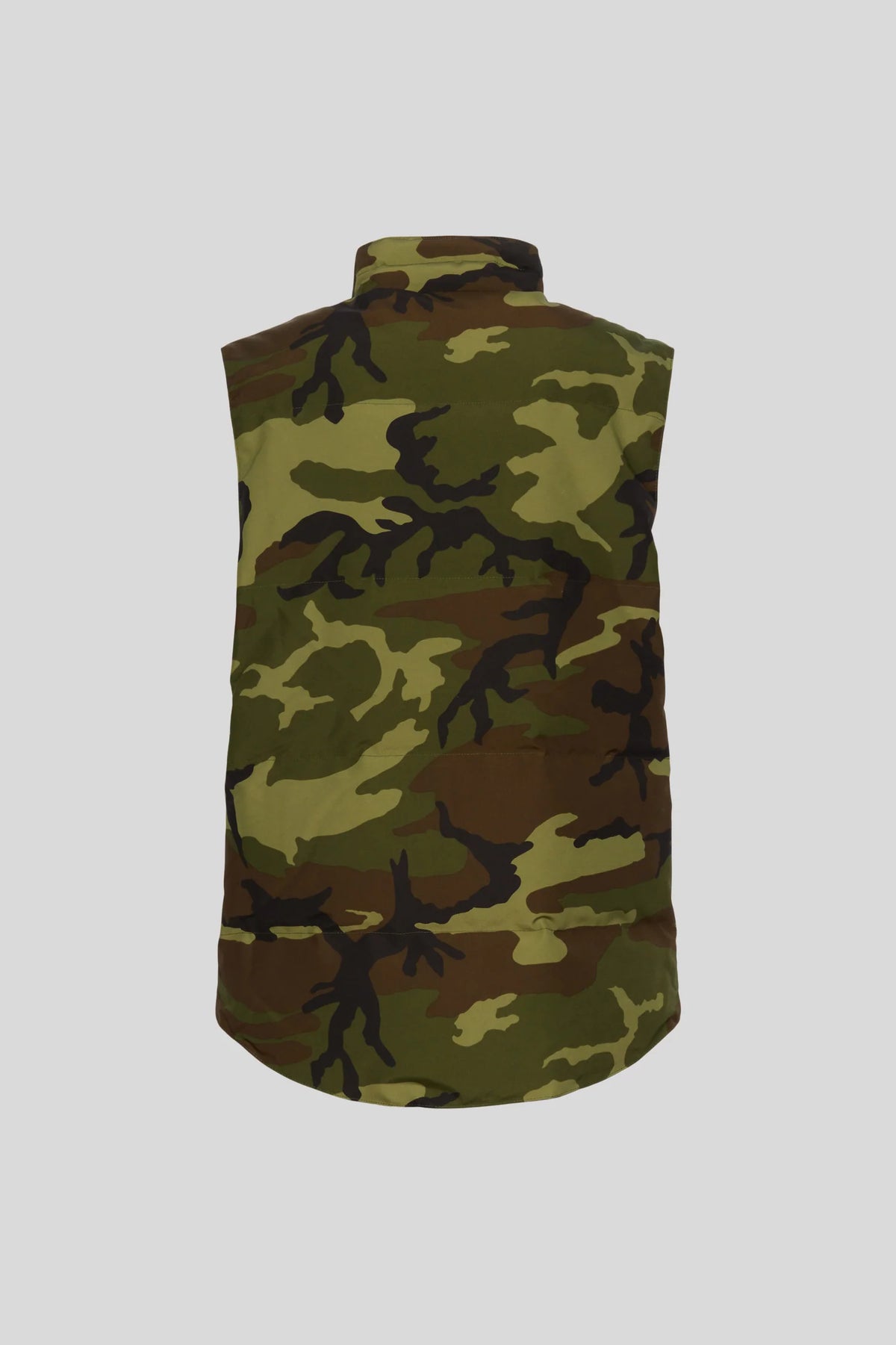 Canada Goose Olive Green Camo Stand-Collar Vest