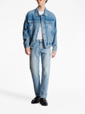 Balmain denim jacket with Logo in 70s style