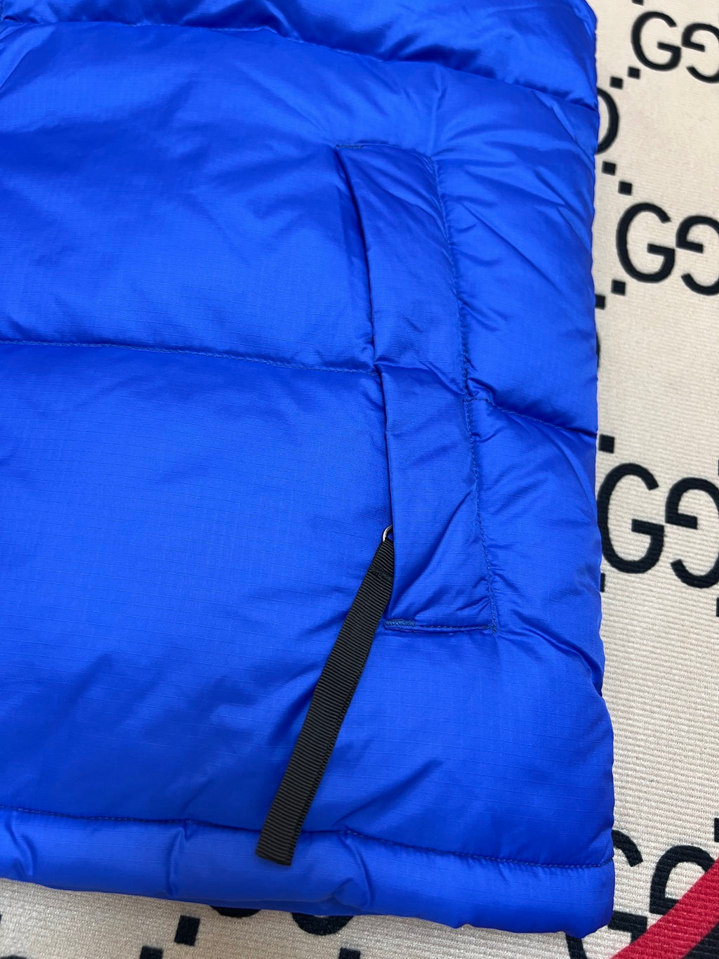The North Face Blue Down Vest
