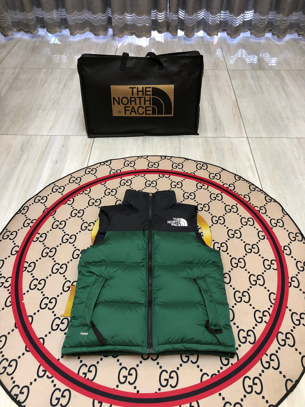 The North Face Green Down Vest