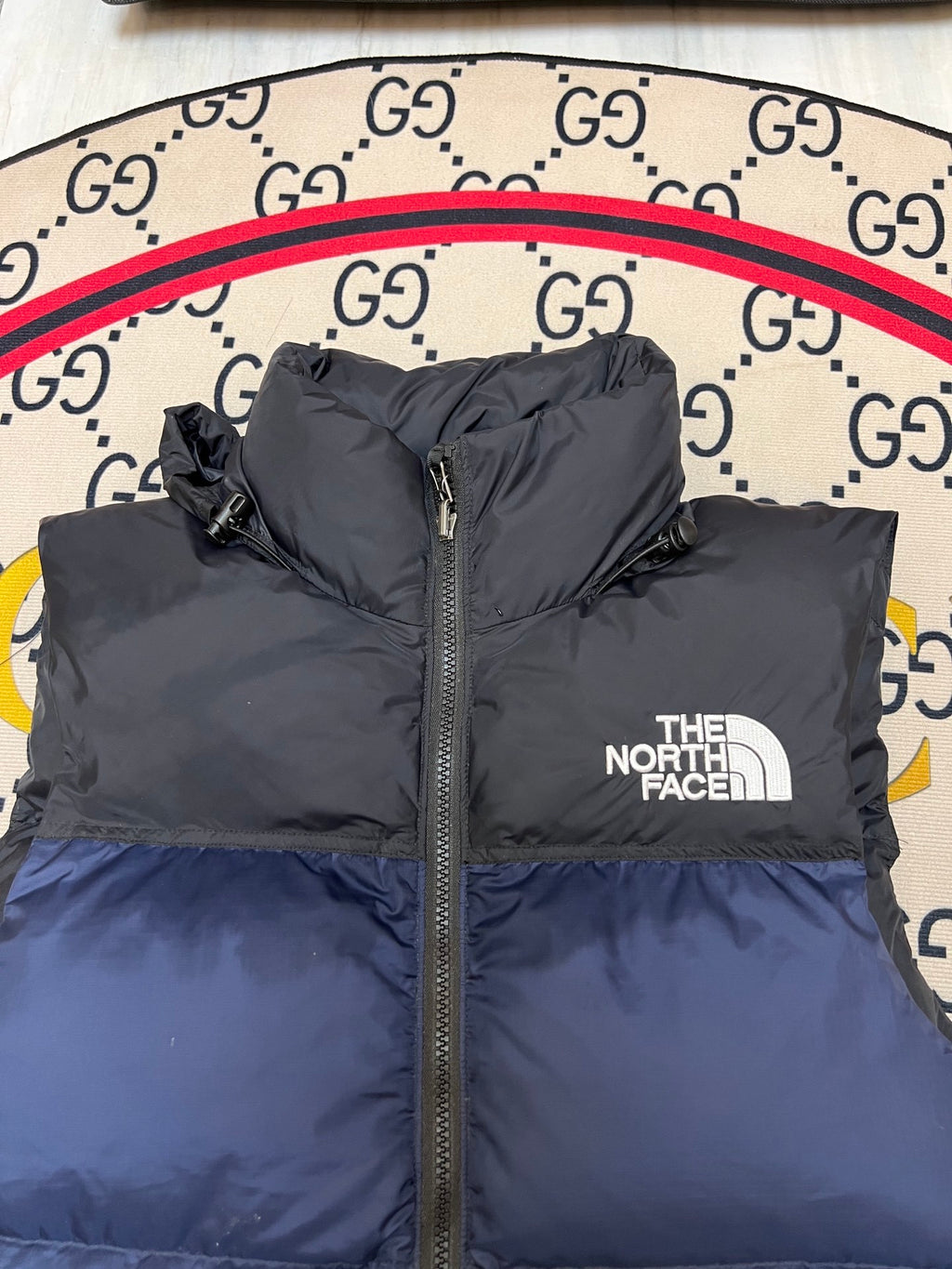 The North Face Navy Blue Down Vest