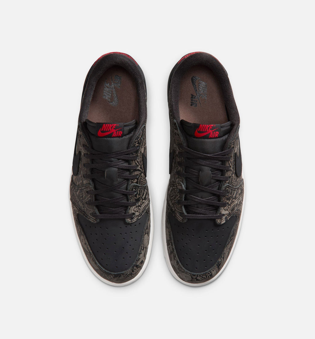Air Jordan 1 Retro Low OG Laser Black and Varsity Red – Men's Lifestyle Shoe in Black/Varsity Red/Summit White