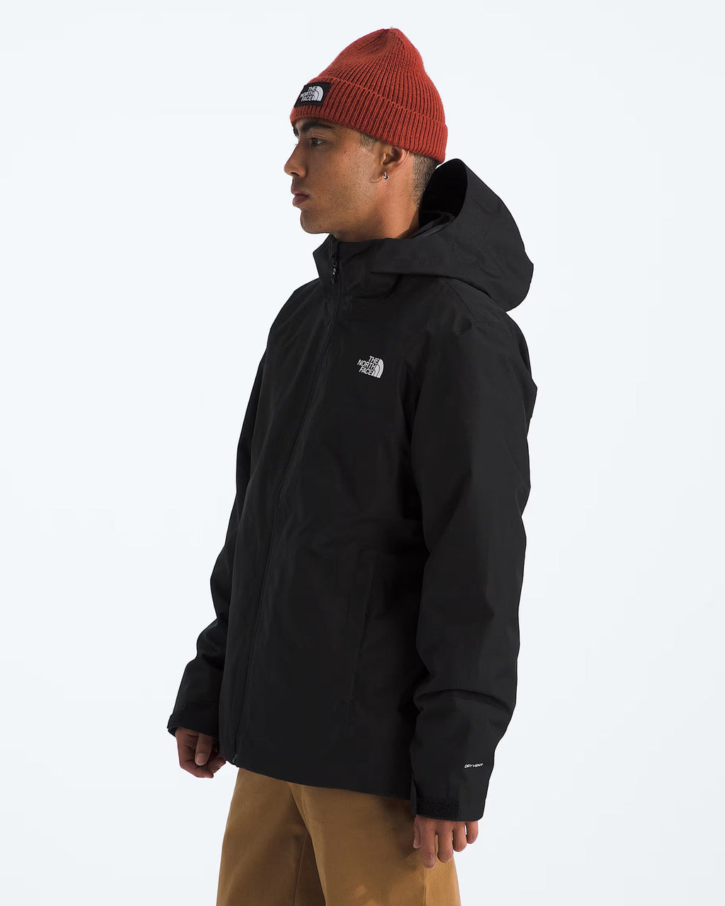 The North Face Black DryVent Shell Jacket – Waterproof Hooded Outerwear