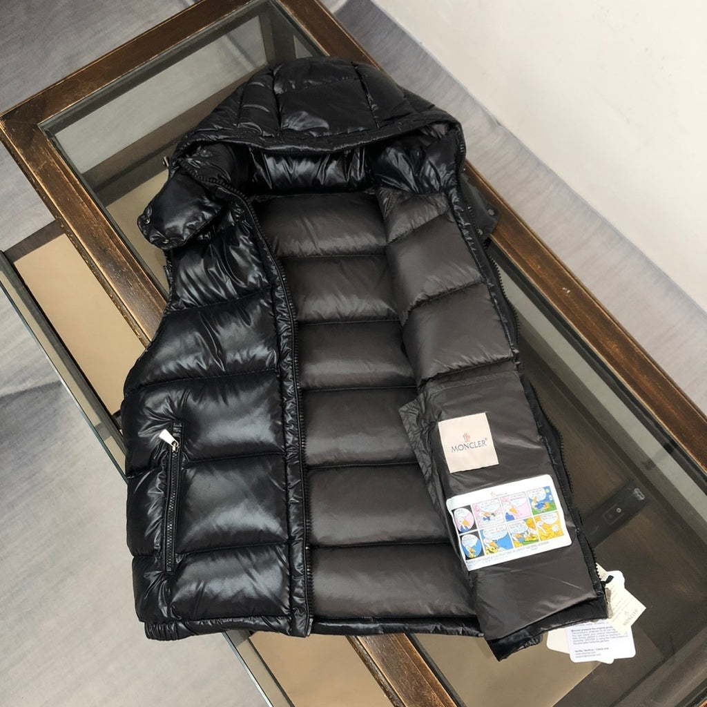 Moncler Black Down Vest