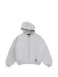 GOSHA RUBCHINSKIY waffle-lined zip-up hoodie