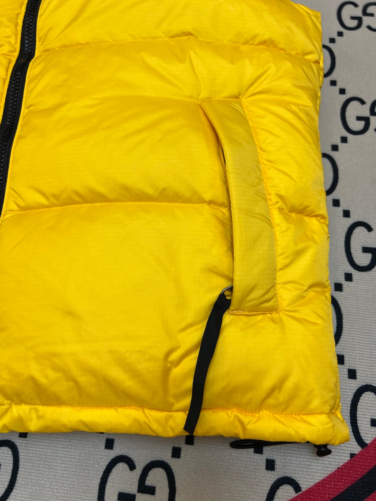 The North Face Yellow Down Vest
