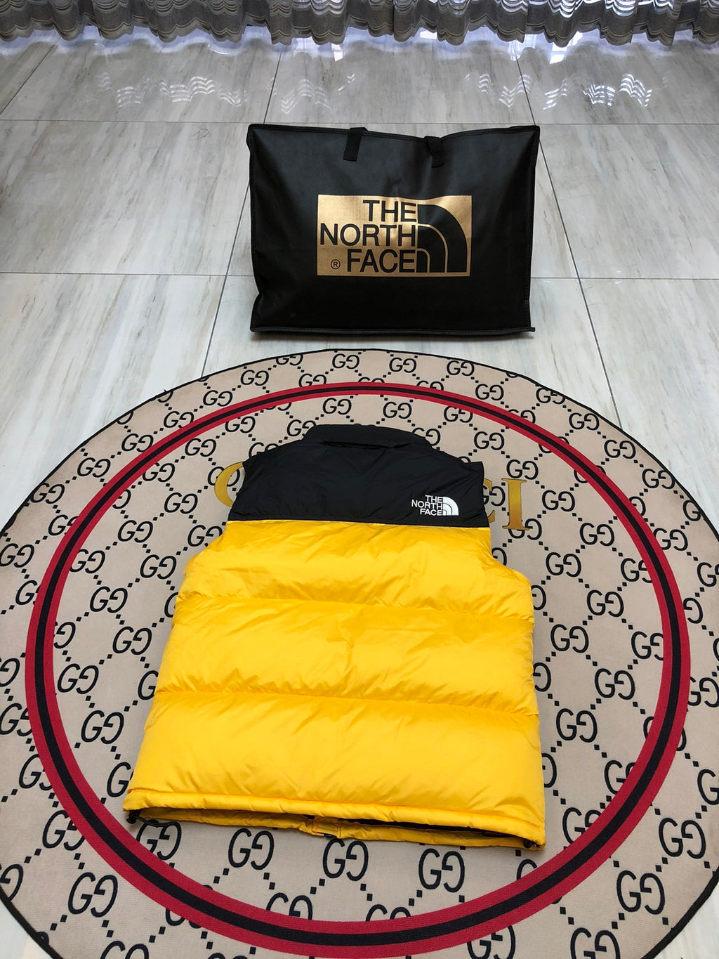 The North Face Yellow Down Vest