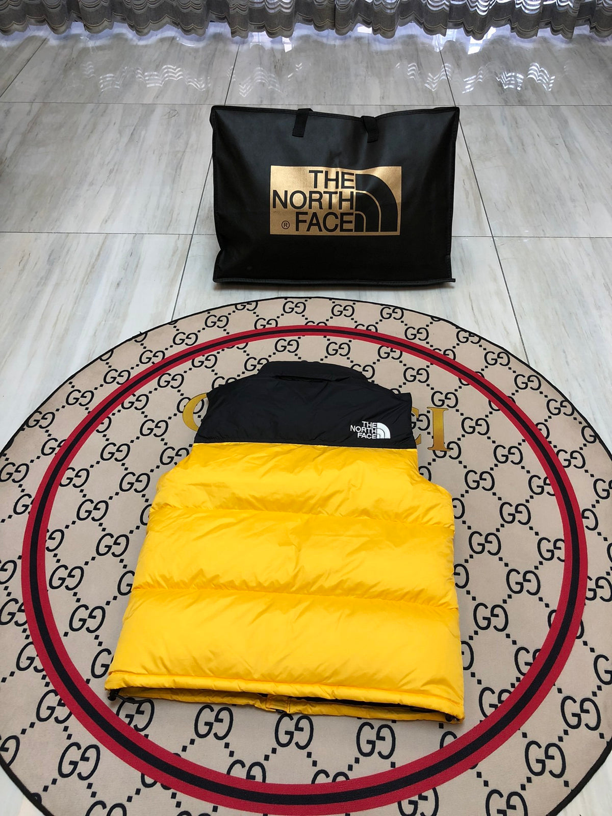 The North Face Yellow Down Vest