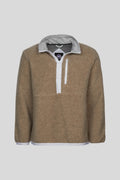 Canada Goose Sand Beige Half-Zip Fleece Pullover