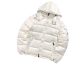 Moncler Ivory White Hooded Puffer Jacket