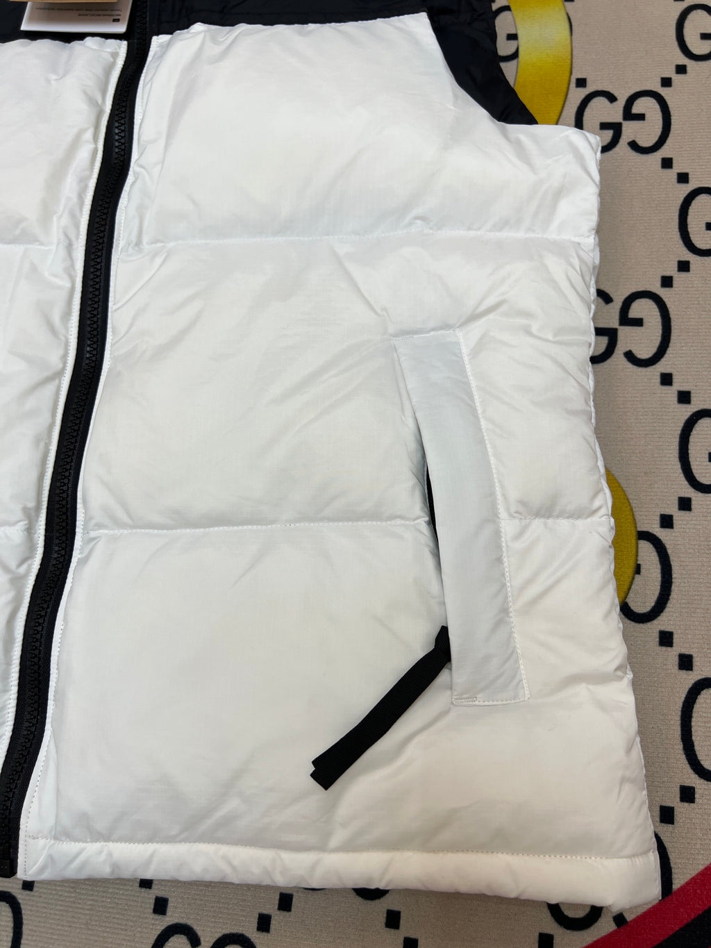 The North Face White Down Vest