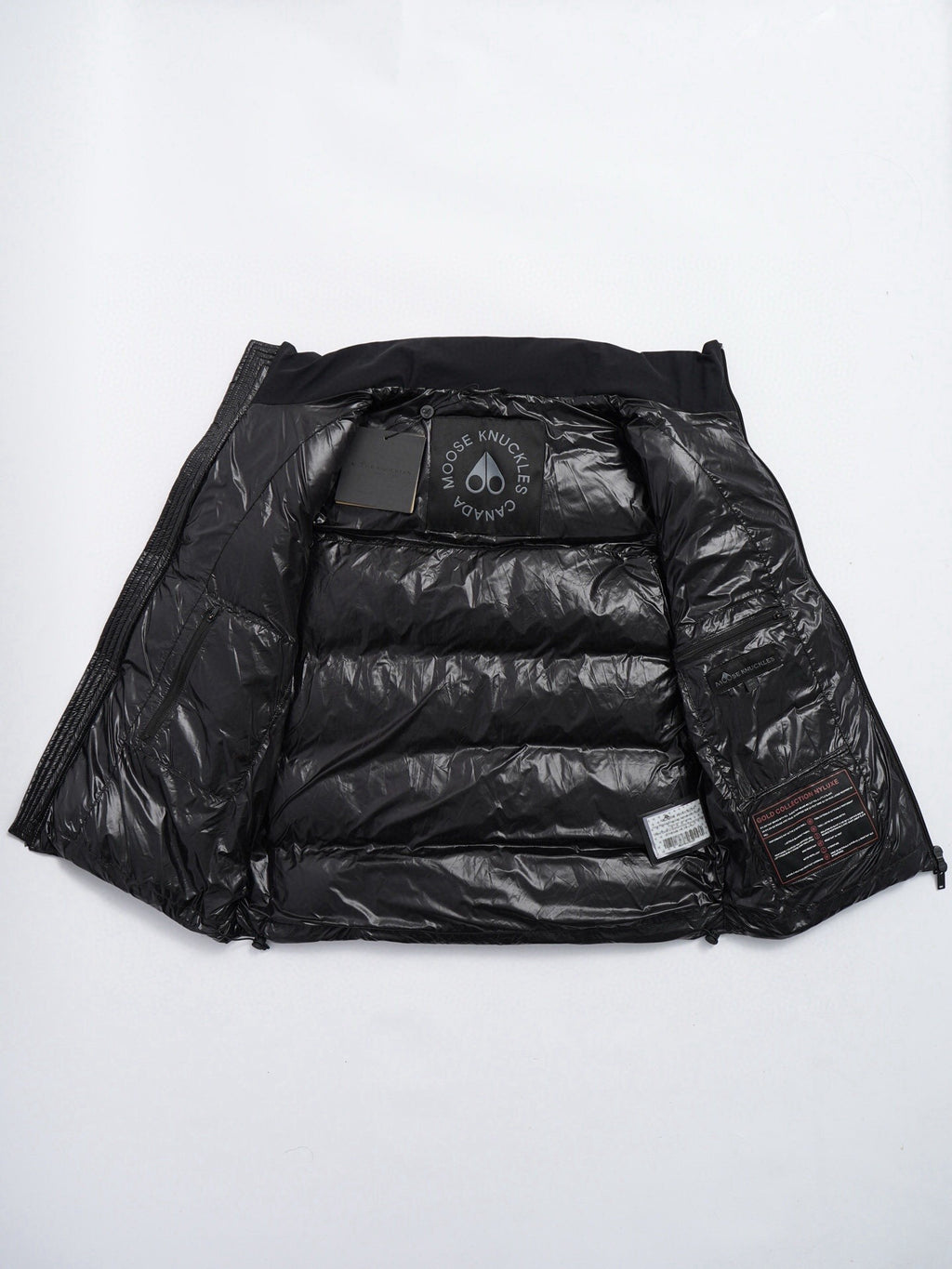 Moose Knuckles Black Down Vest – Premium Insulated Sleeveless Jacket