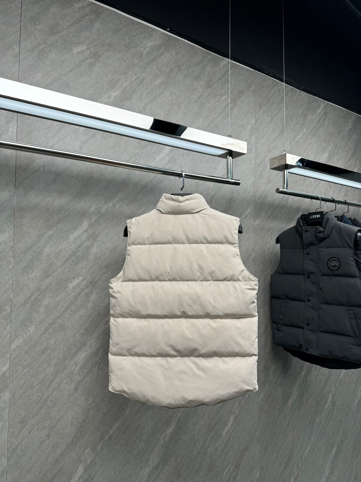 Canada Goose Cream Down Vest – Arctic Program Insulated Sleeveless Jacket
