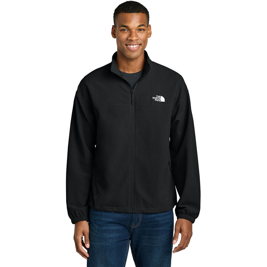 The North Face Black Softshell Full-Zip Jacket for Men