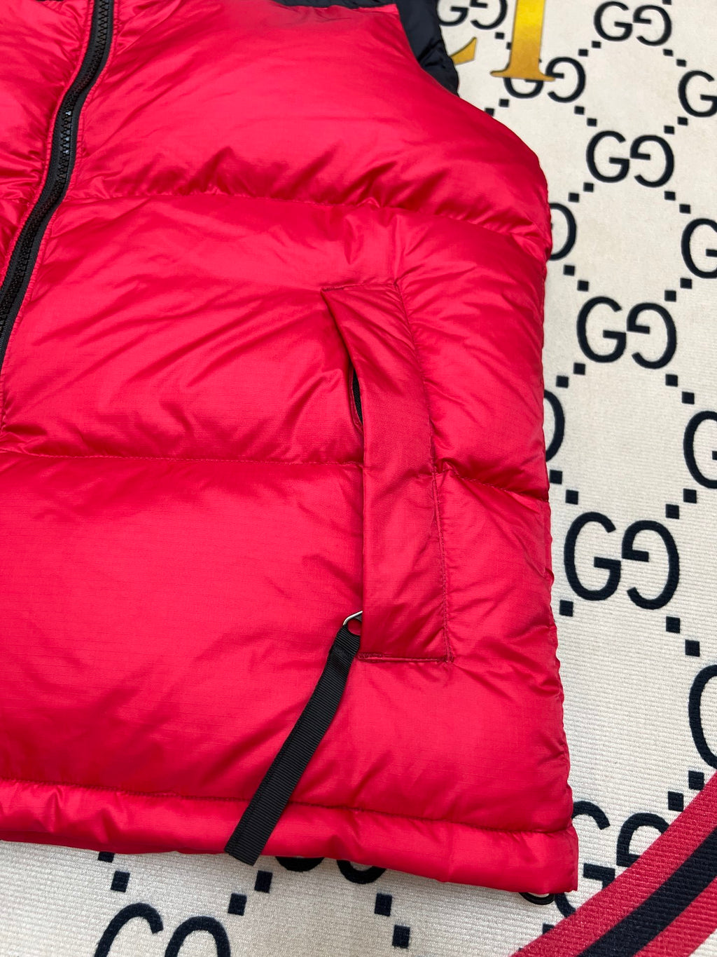 The North Face Red Down Vest