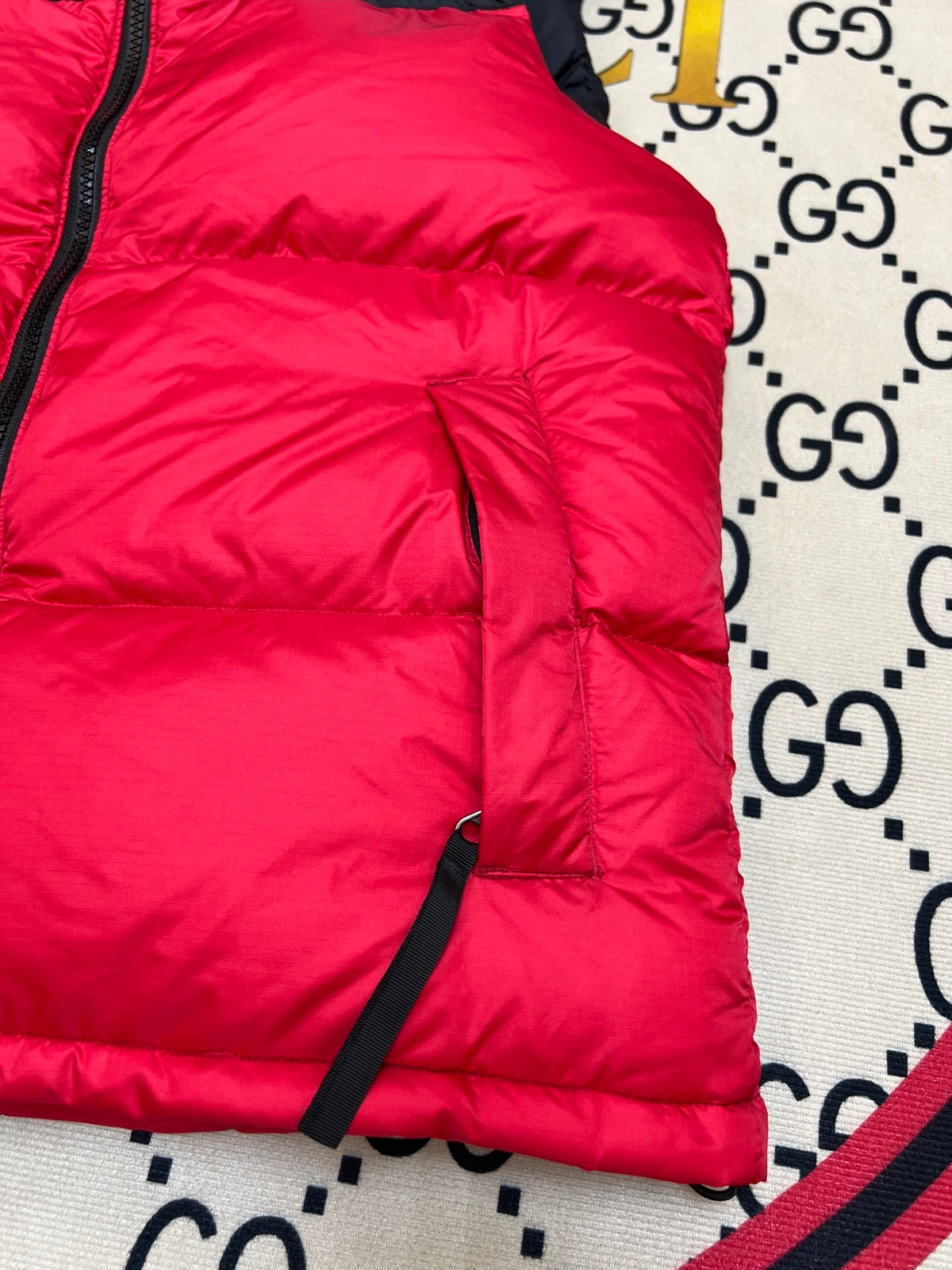 The North Face Red Down Vest