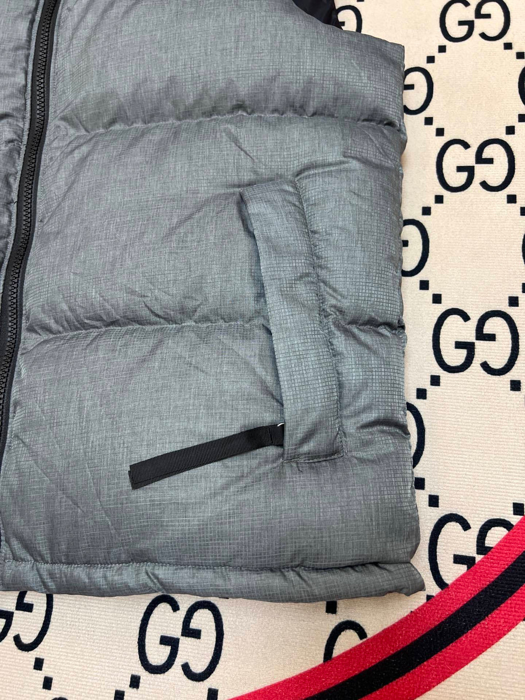 The North Face Grey Down Vest
