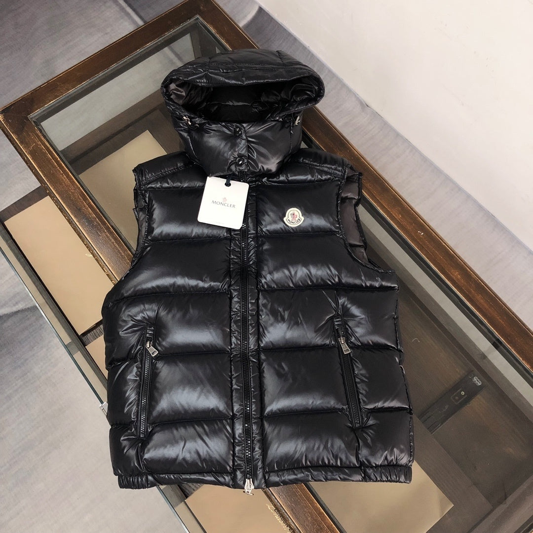 Moncler Black Down Vest