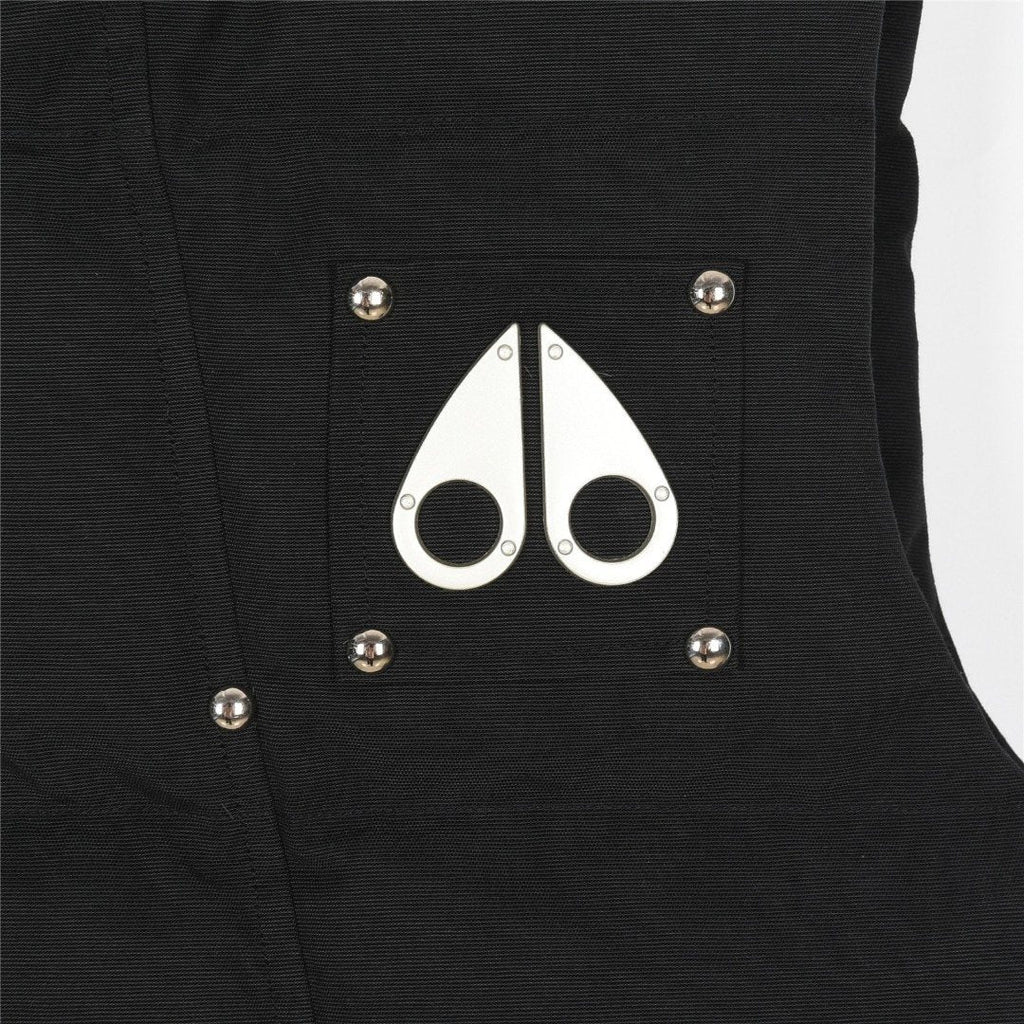 Moose Knuckles Black Down Vest – Premium Insulated Sleeveless Jacket