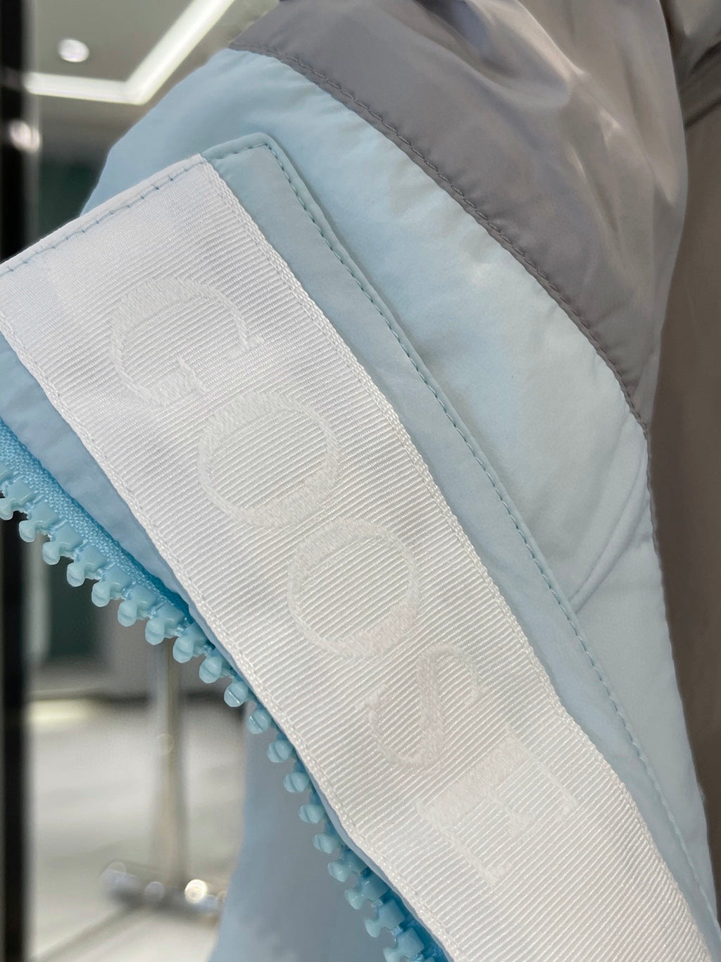 Moncler Sky Blue Down Vest – Premium Insulated Sleeveless Jacket