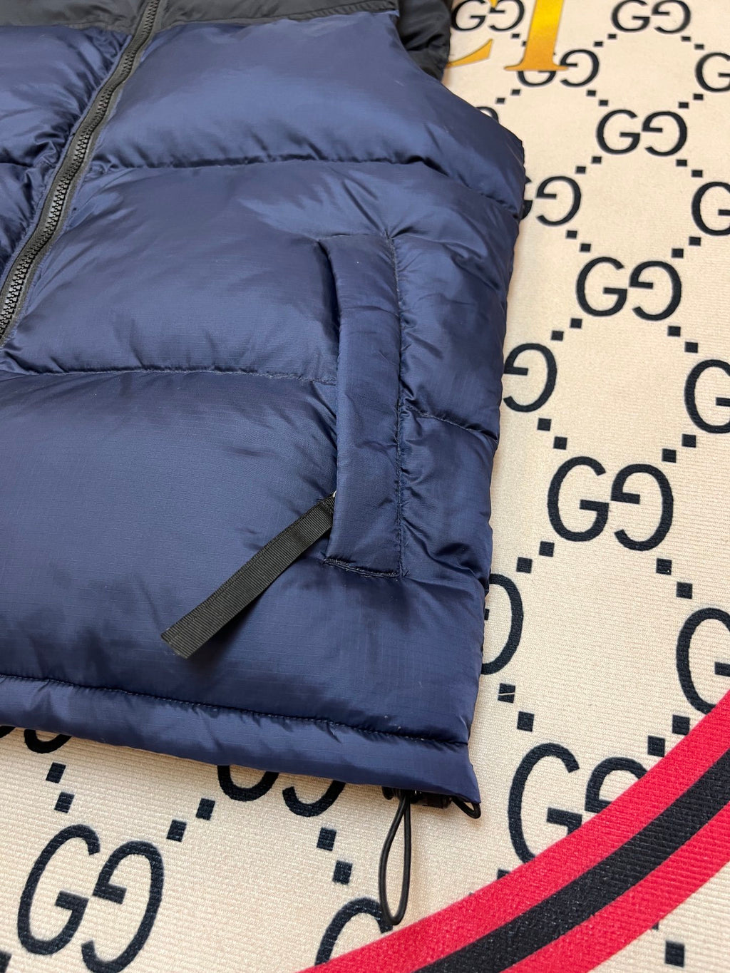 The North Face Navy Blue Down Vest