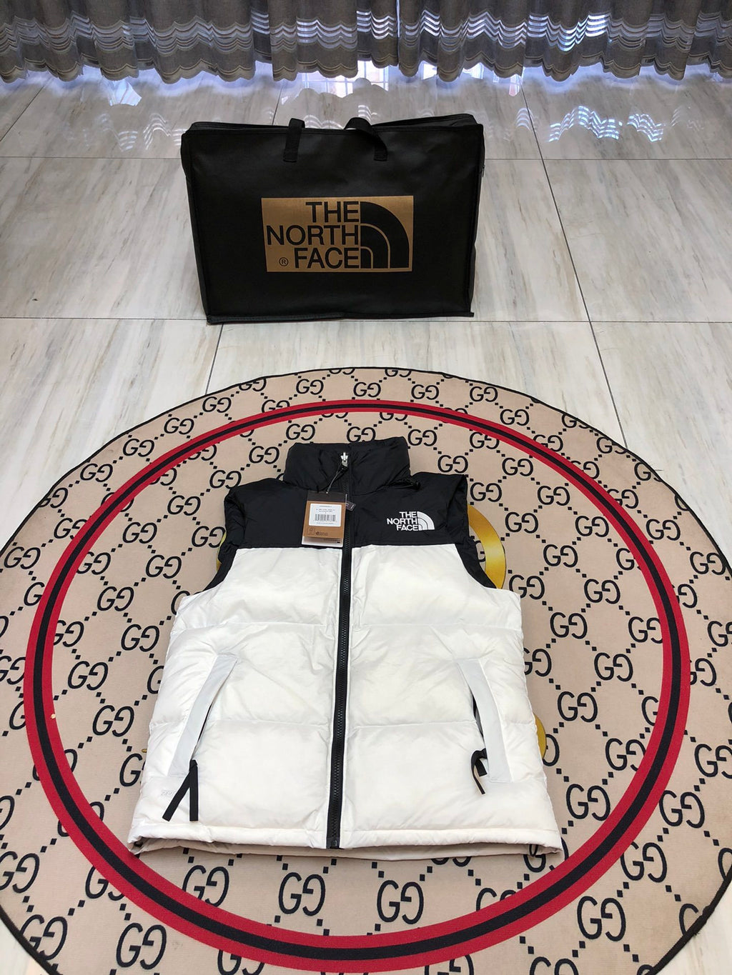 The North Face White Down Vest