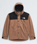 The North Face Khaki Mountain Shell Jacket – Waterproof Two-Tone Hooded Outerwear