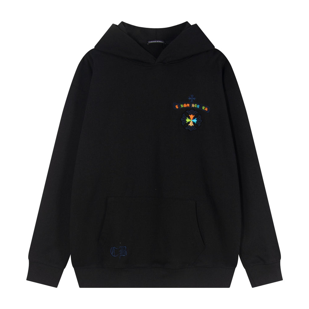 Chrome Hearts Rainbow Logo Embroidered Hoodie